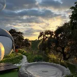 Luksusowy namiot Glamping Burbuja Almendros Malaga