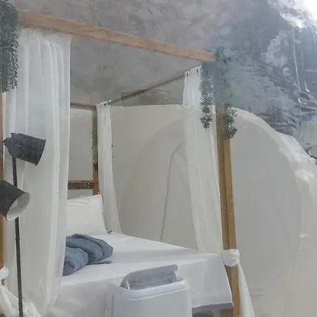 Luxury tent Glamping Burbuja Almendros Malaga