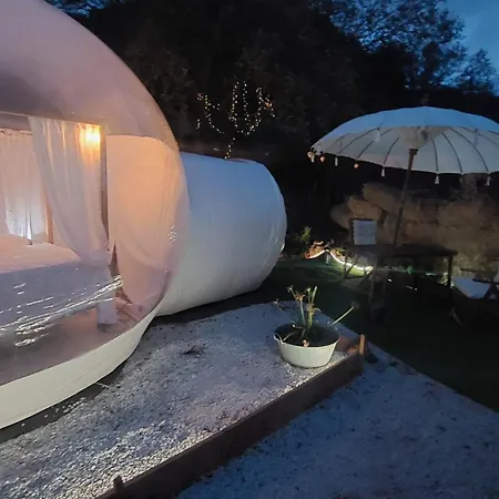 Glamping Burbuja Almendros Luxury tent Malaga