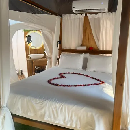 Glamping Burbuja Almendros Luksustelt *